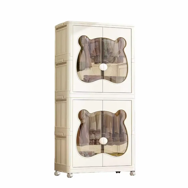 Baby Nursery Room - Foldable Portable Baby Wardrobe Large Capacity