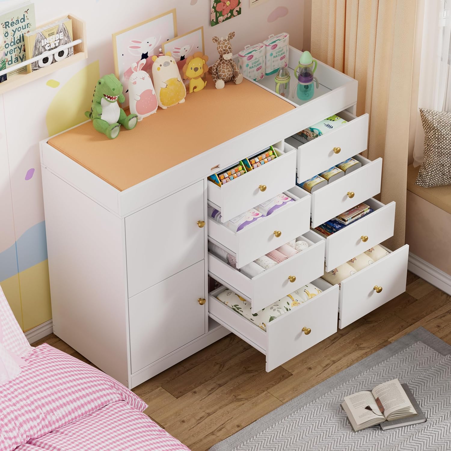 Changing Table Dresser, Baby C - Baby Nursery Dresser Changing Table review and price