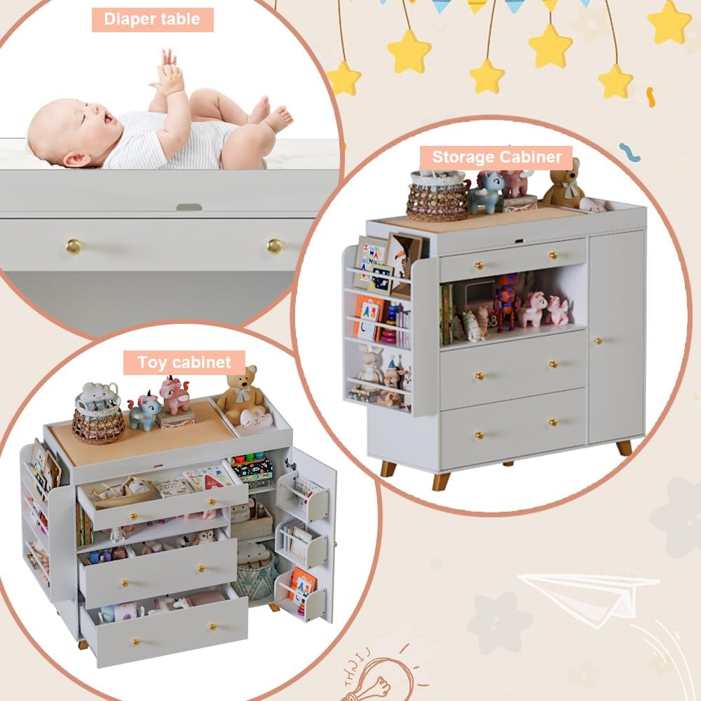 Nursery Dresser with Baby Chan - Baby Nursery Dresser Changing Table review and price