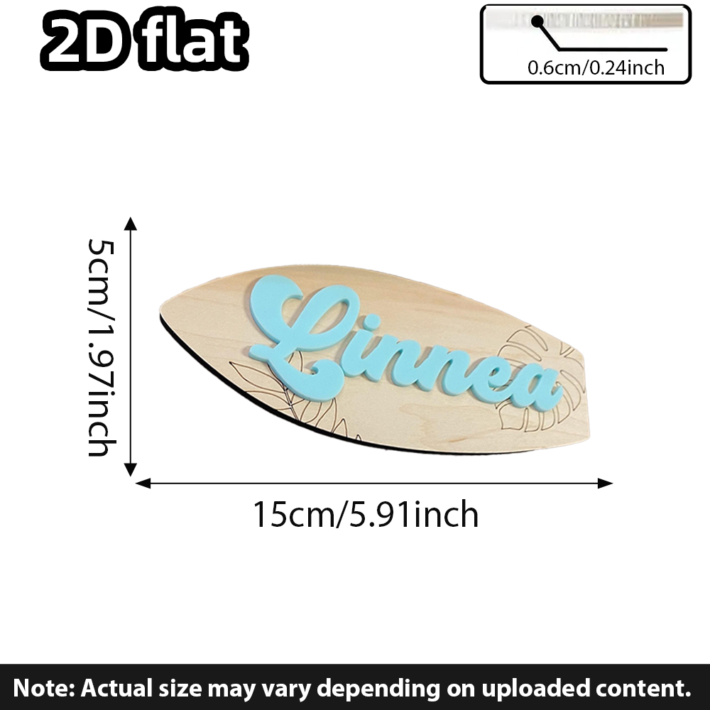 Surfboard Baby Name Signboard  - Baby Nursery Room review and price