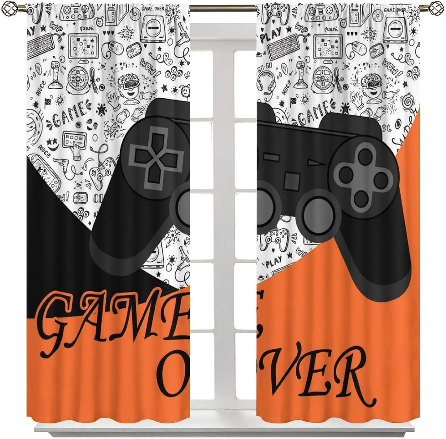 Gamer Curtains Kids Boy Bedroo - Baby Nursery Videos review and price