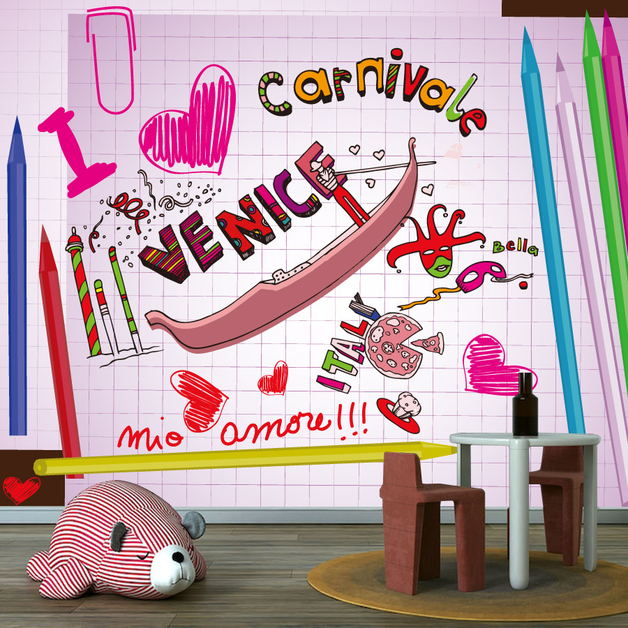 Cartoon Easy to Apply Peel and - Baby Nursery Peel And Stick Wallpaper review and price