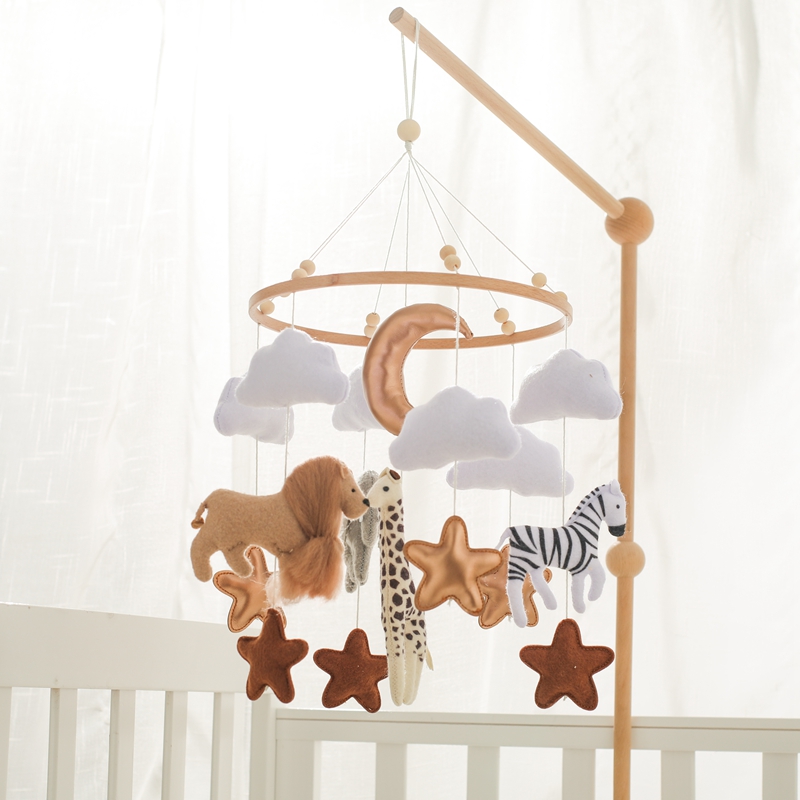 Crib Mobile Bed Bell Wooden Ba - Crib Mobile Musical review and price