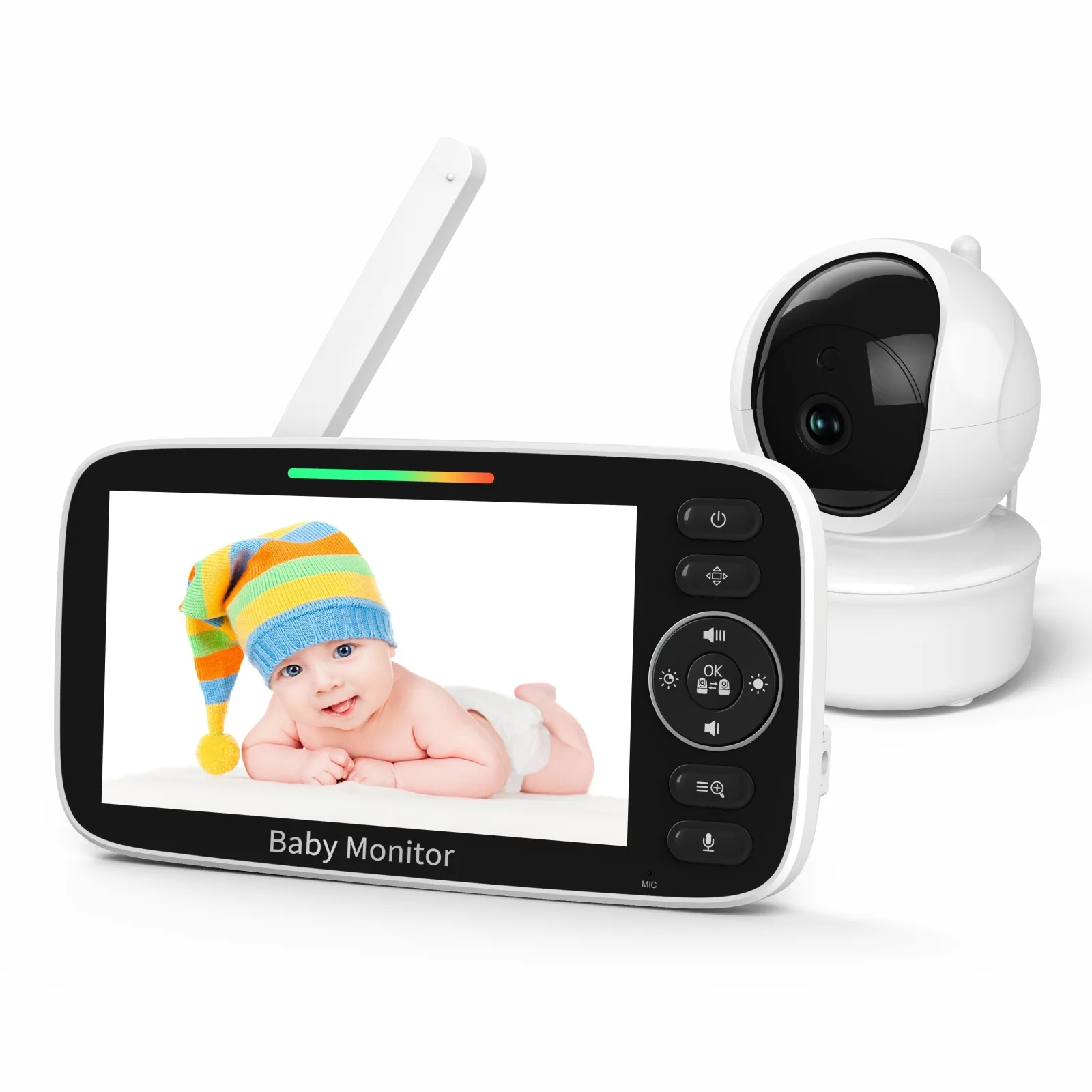 Baby Monitor with 5-inch LCD S - Baby Nursery Videos review and price