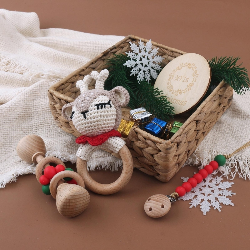 1 Set Crochet Bunny Baby Rattl - Crib Mobile Musical review and price