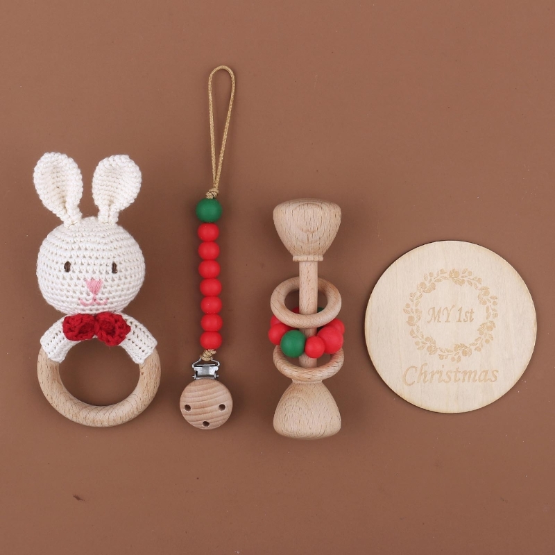 1 Set Crochet Bunny Baby Rattl - Crib Mobile Musical review and price