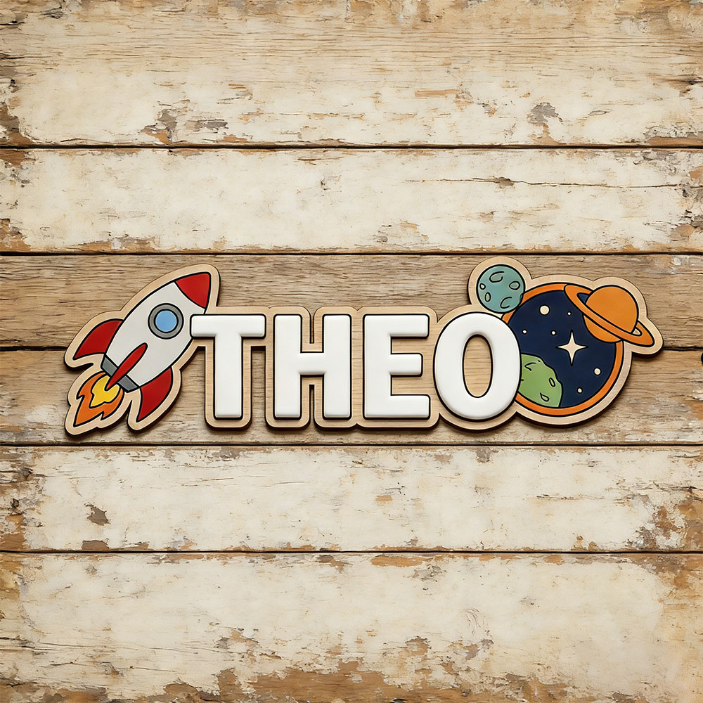 Personalized Space Rocket Name - Baby Nursery Room review and price