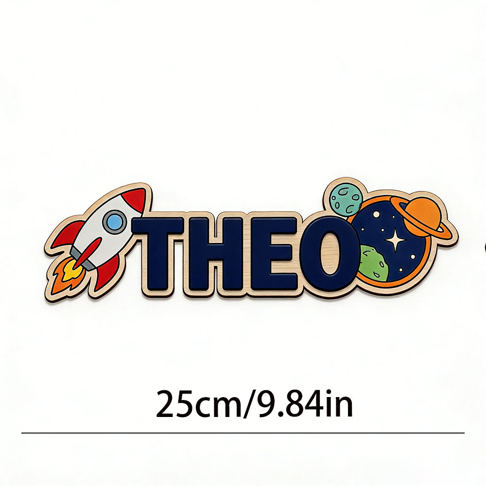 Personalized Space Rocket Name - Baby Nursery Room review and price
