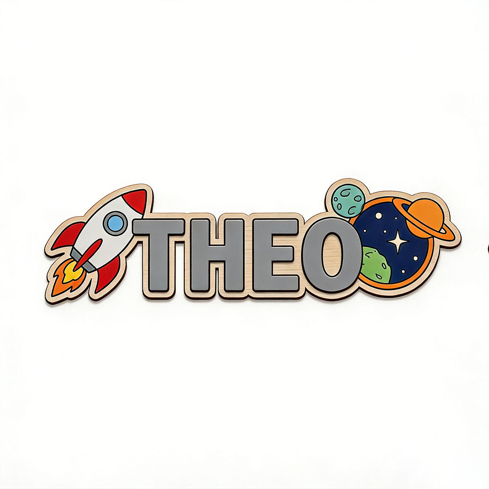 Personalized Space Rocket Name - Baby Nursery Room review and price