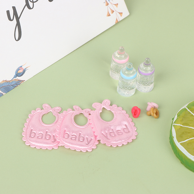 3PCS 1:12 Dolls House Miniatur - Baby Nursery Items review and price