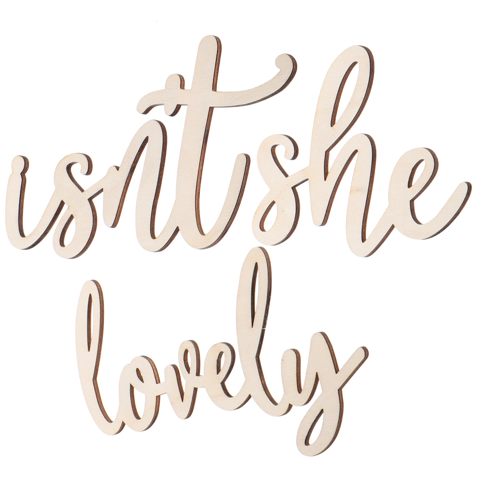 Wood Sign Wooden Wall Sticker  - Baby Nursery Room review and price