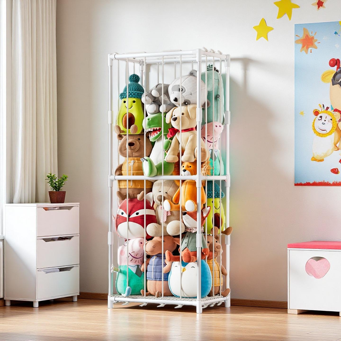Vertical Stuffed Animal Storag - Baby Nursery Room review and price