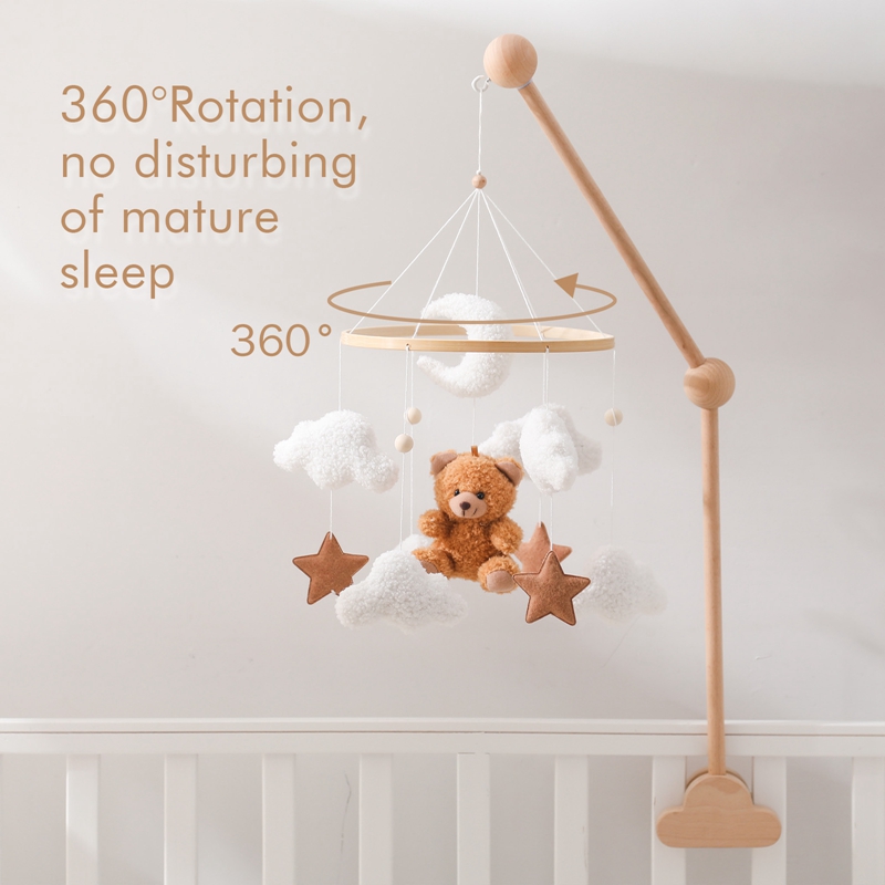 Wooden Crib Mobile Baby Bed Be - Crib Mobile Musical review and price