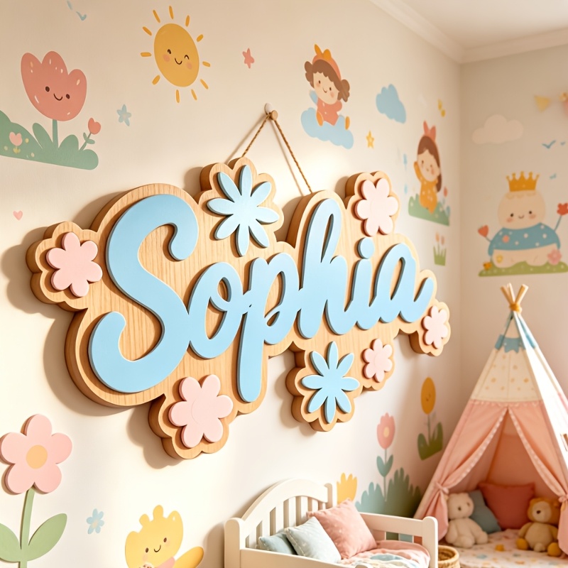 Personalized Floral Themed Nam - Baby Nursery Room review and price