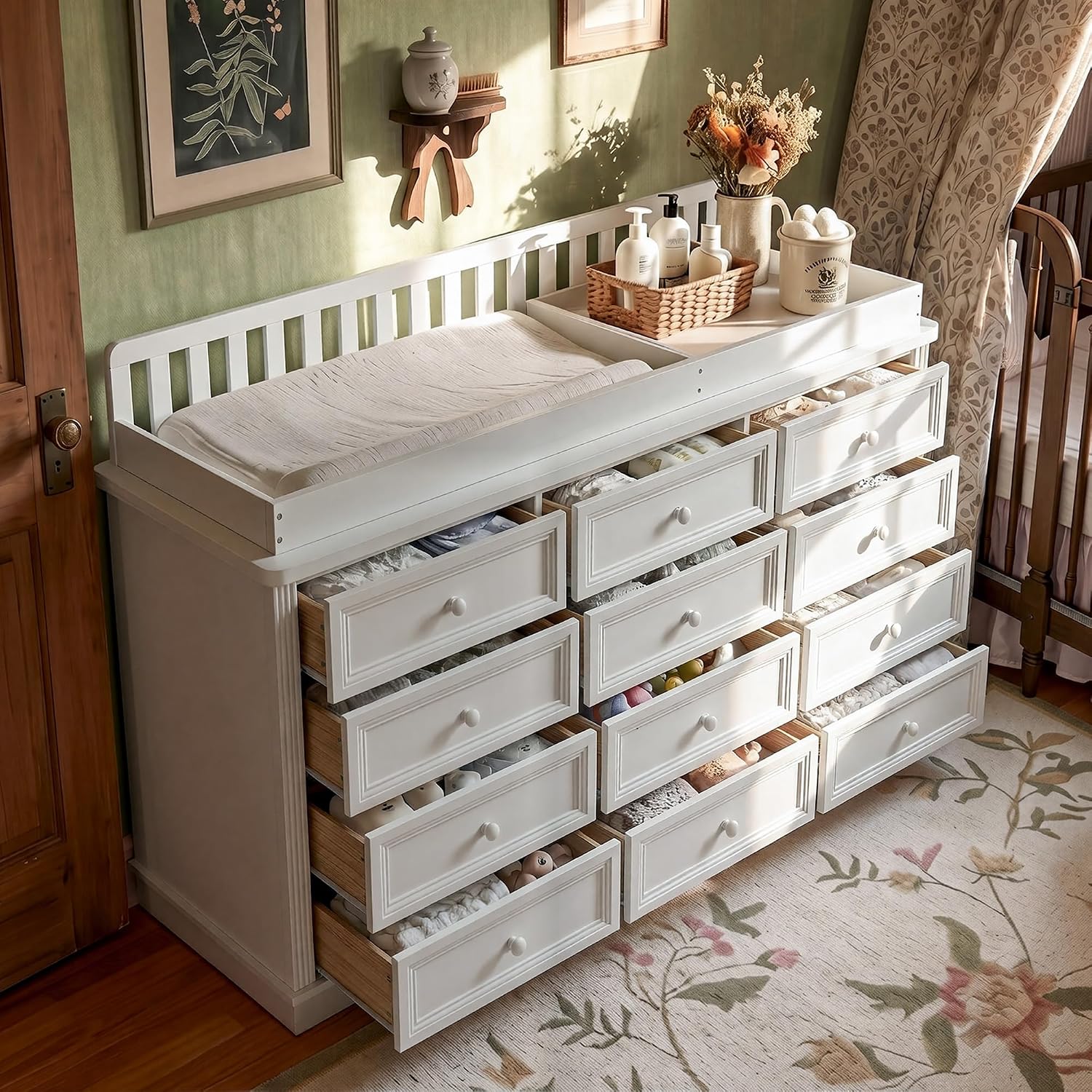 Baby Changing Table Dresser, 1 - Baby Nursery Dresser Changing Table review and price