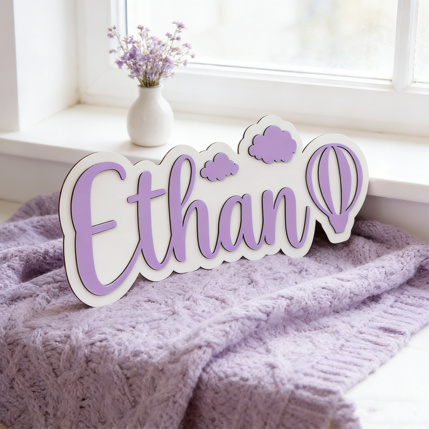 Personalized Hot Air Balloon & - Baby Nursery Room review and price