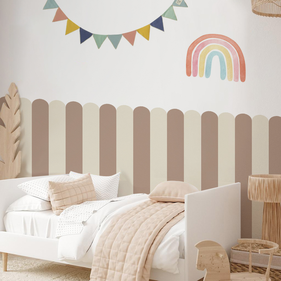 Multicolor Vertical Striped Ar - Baby Nursery Room review and price