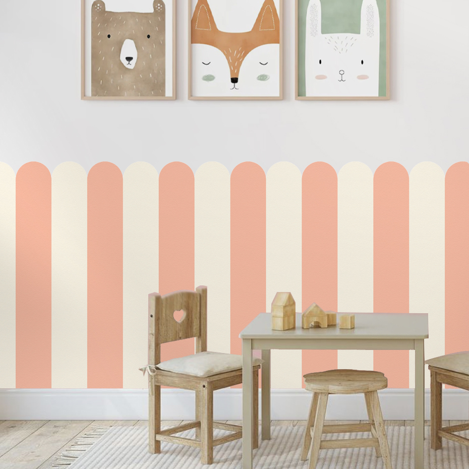 Multicolor Vertical Striped Ar - Baby Nursery Room review and price