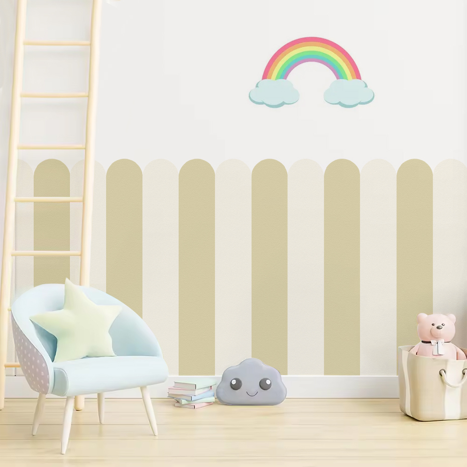 Multicolor Vertical Striped Ar - Baby Nursery Room review and price